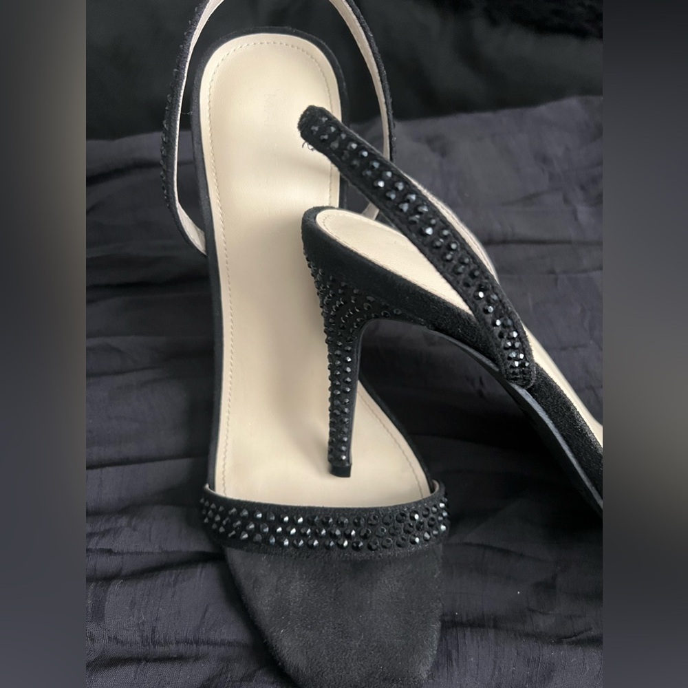 Marc Fisher BETILA Rhinestone Slingback Sandals Size: 9